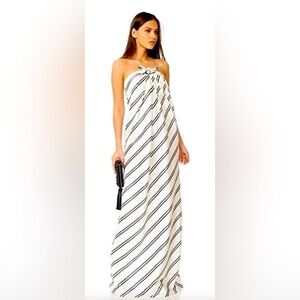 NWOT, Halston Heritage striped evening gown, size 0